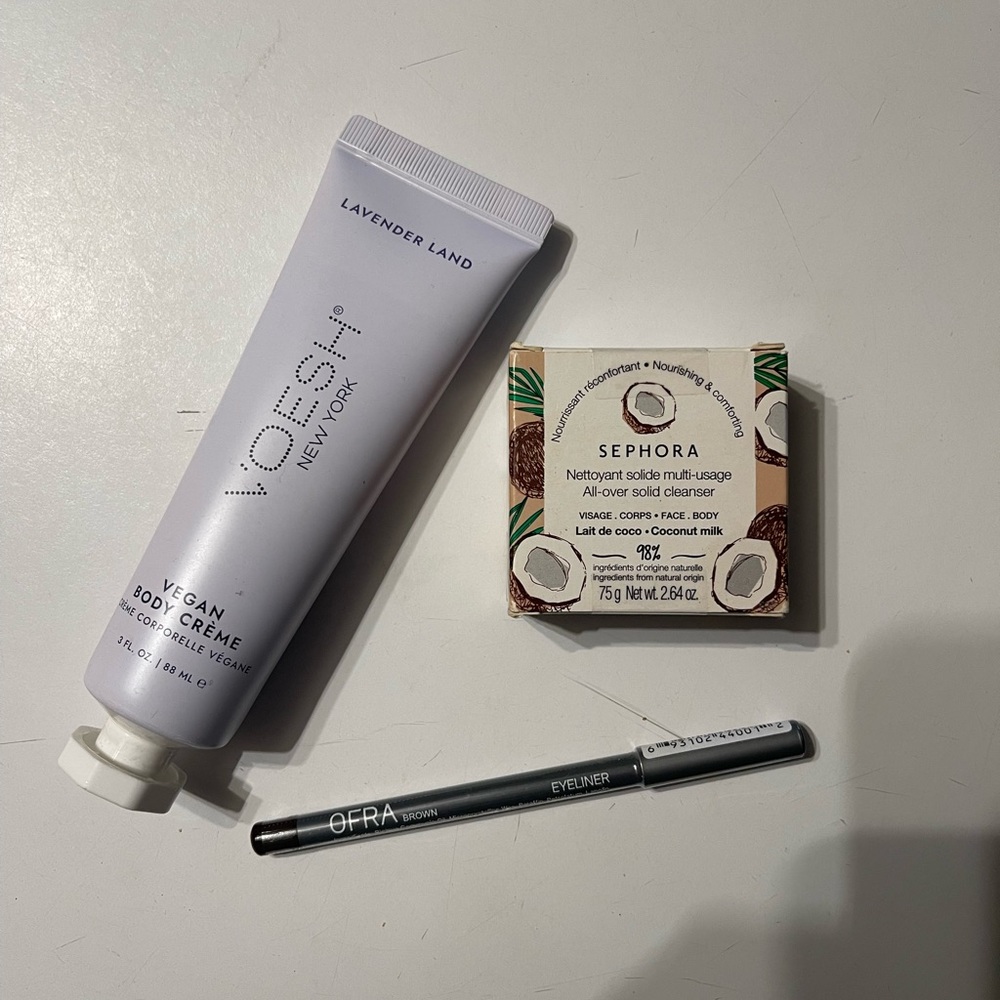 NEW Voesh, Sephora, & OFRA 3-Piece Beauty Essentials Bundle Sample Size